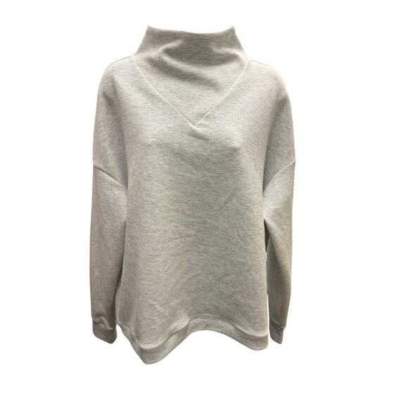 Yogalious lux Tops - (Lot 2) YOGALICIOUS LUX Women’s M Crosstrain pullover Shirt gray taupe Long